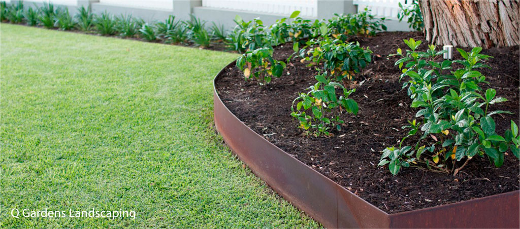 We Supply And Install Steel Garden Edging, How To Install Metal Garden Edging